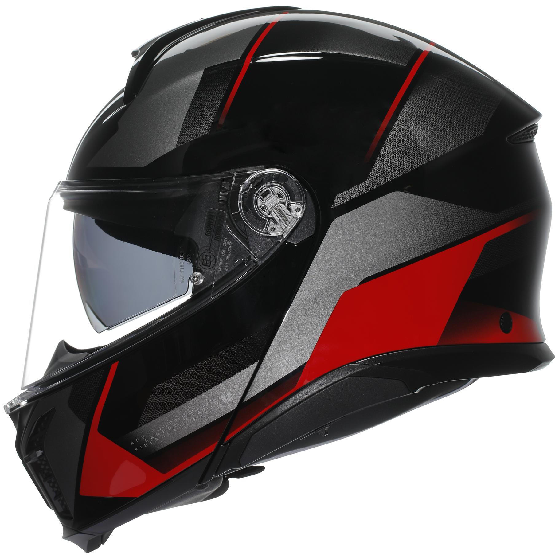 AGV Tour Modular Perception - Black / Red