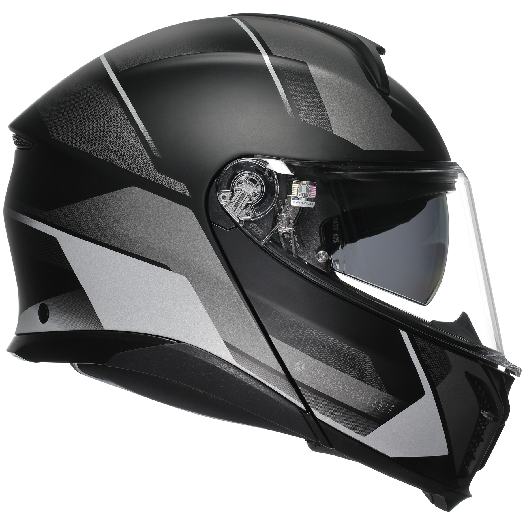 AGV Tour Modular Perception - Matt Black / Silver