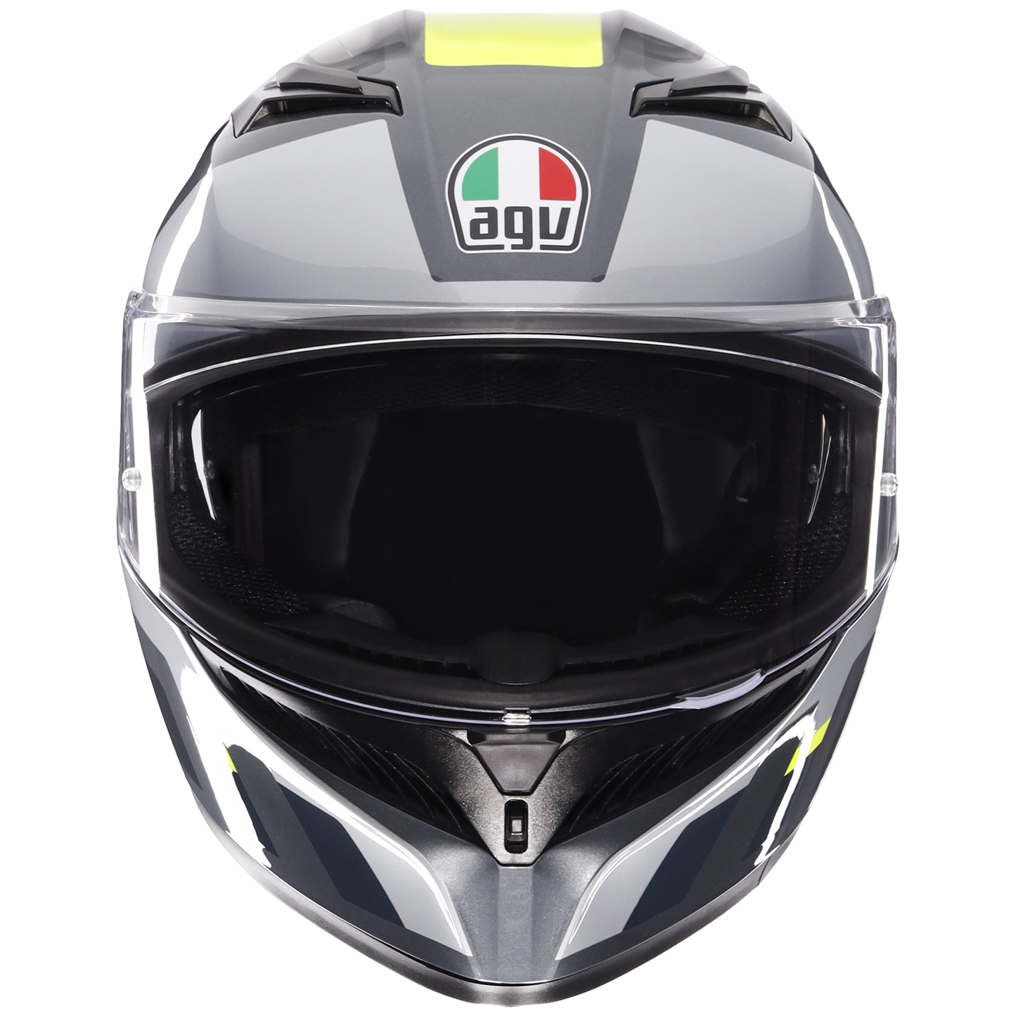 AGV K3 ECE 22.06 Shade - Grey / Flo Yellow