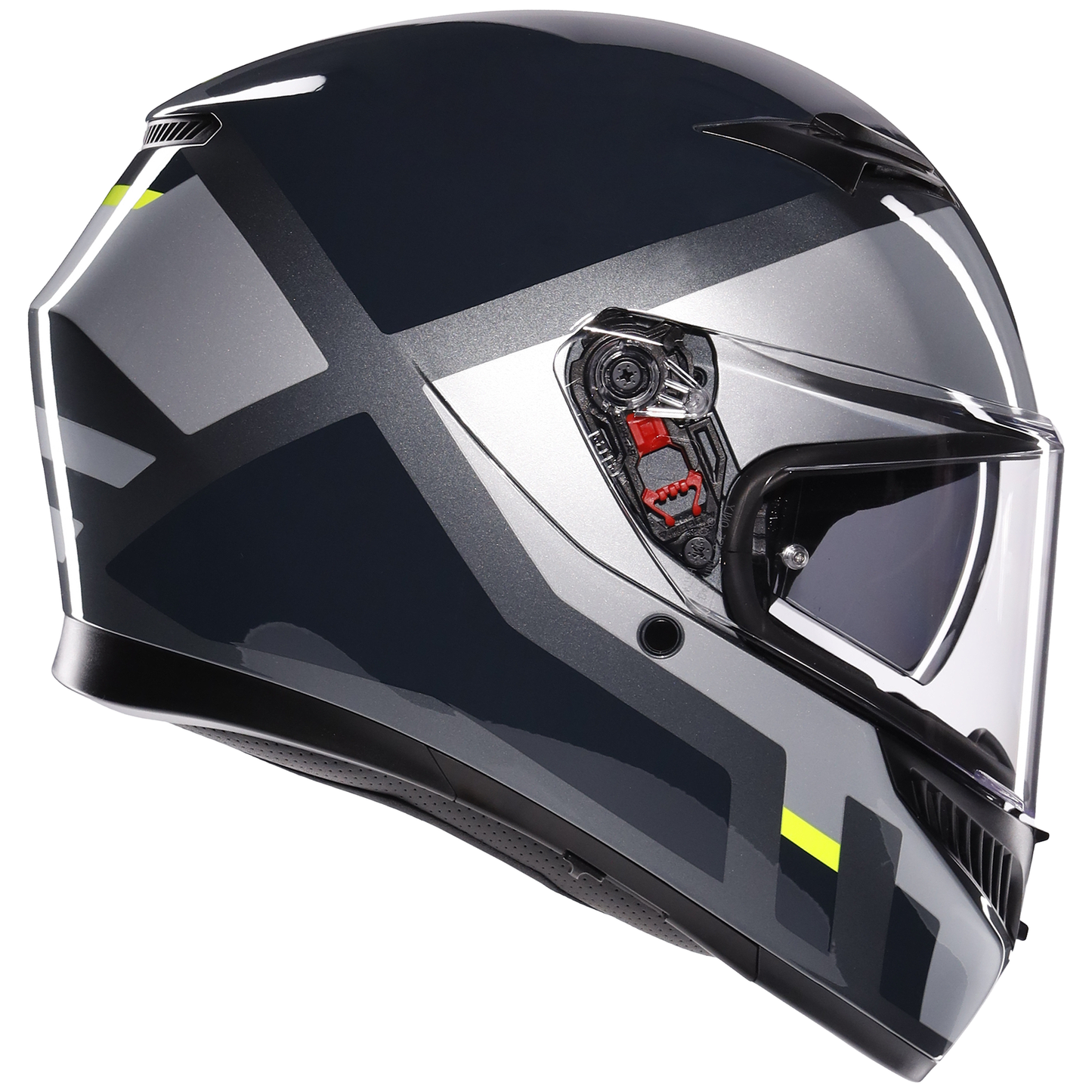 AGV K3 ECE 22.06 Shade - Grey / Flo Yellow