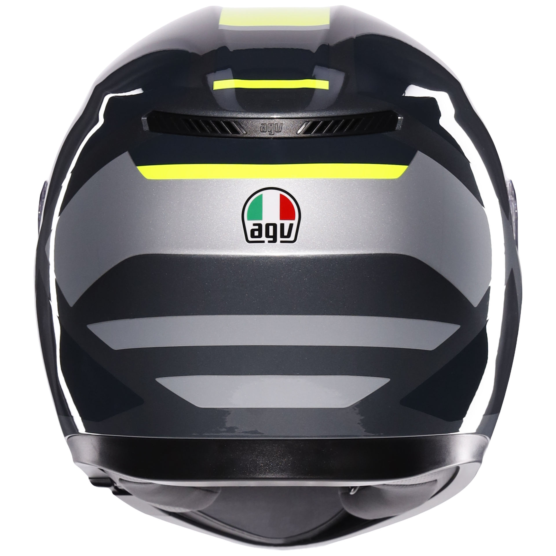 AGV K3 ECE 22.06 Shade - Grey / Flo Yellow