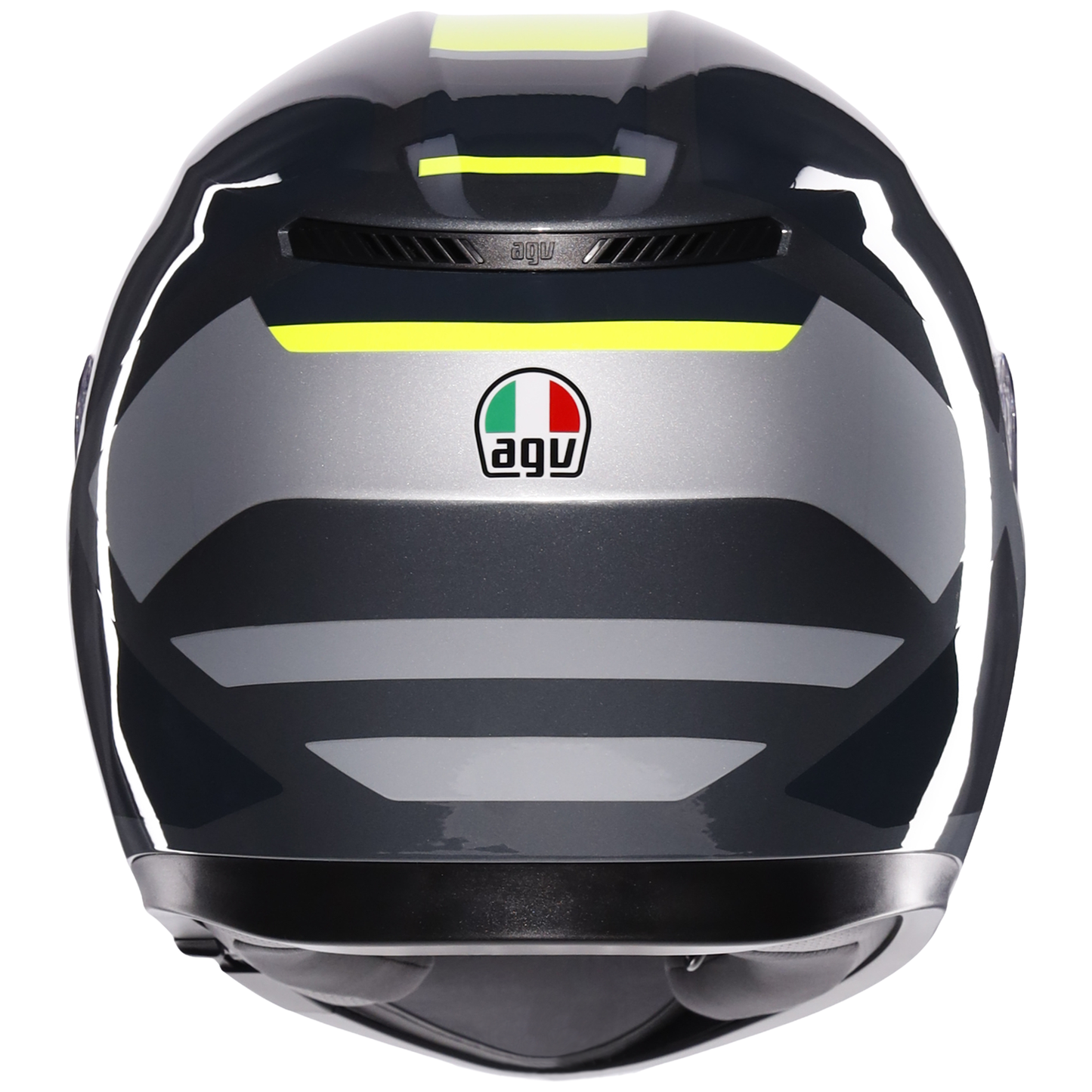 AGV K3 ECE 22.06 Shade - Grey / Flo Yellow