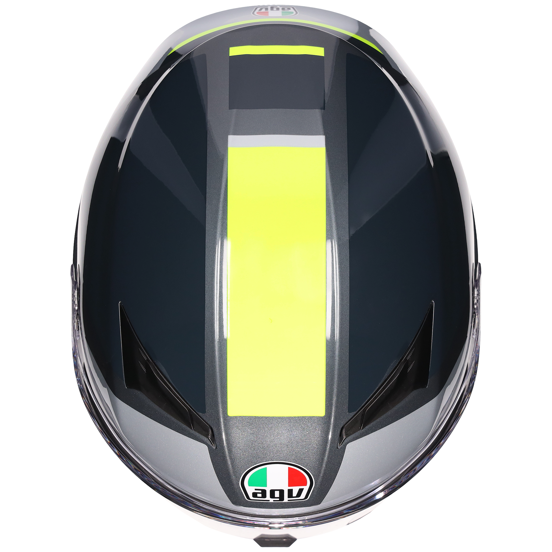 AGV K3 ECE 22.06 Shade - Grey / Flo Yellow