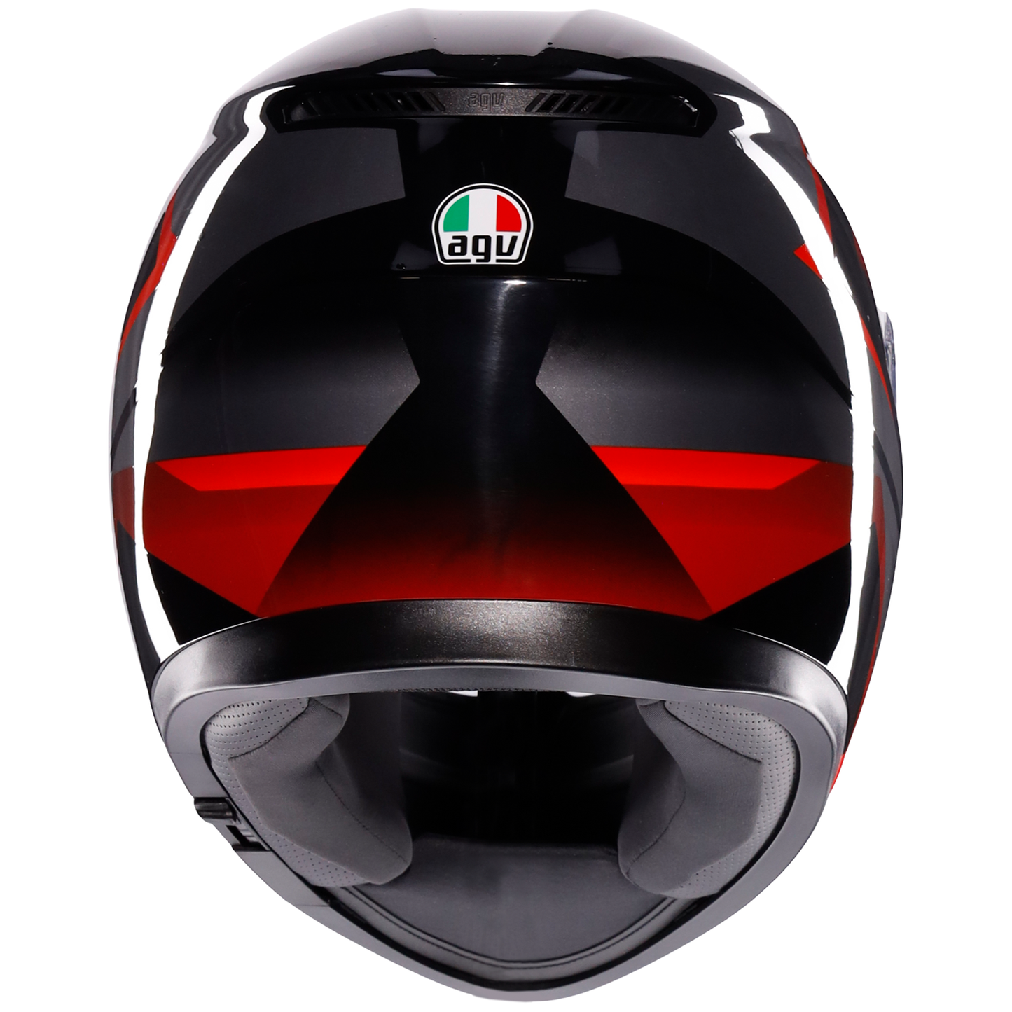 AGV K3 ECE 22.06 Striga - Matt Black / Grey / Red