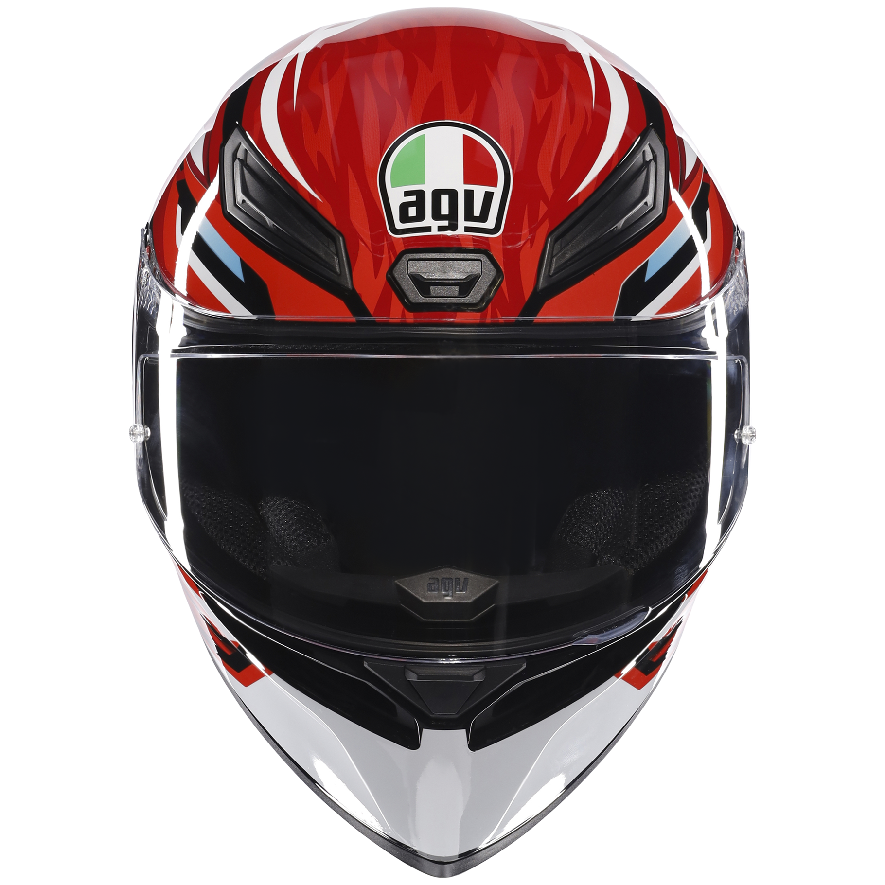 AGV K1-S Lion - Black / Red / White