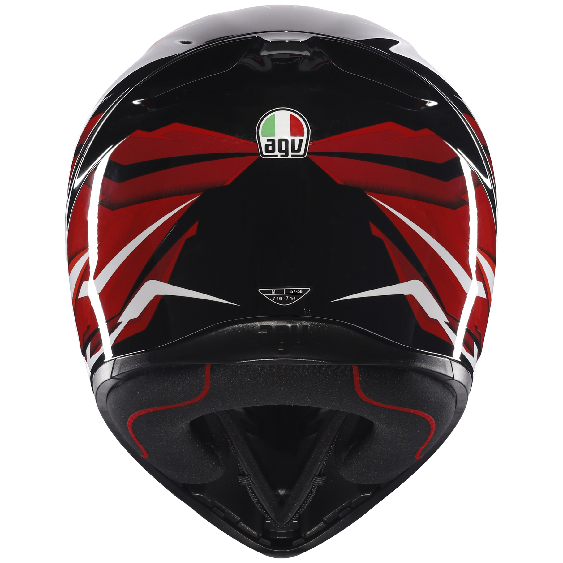 AGV K1-S Lion - Black / Red / White
