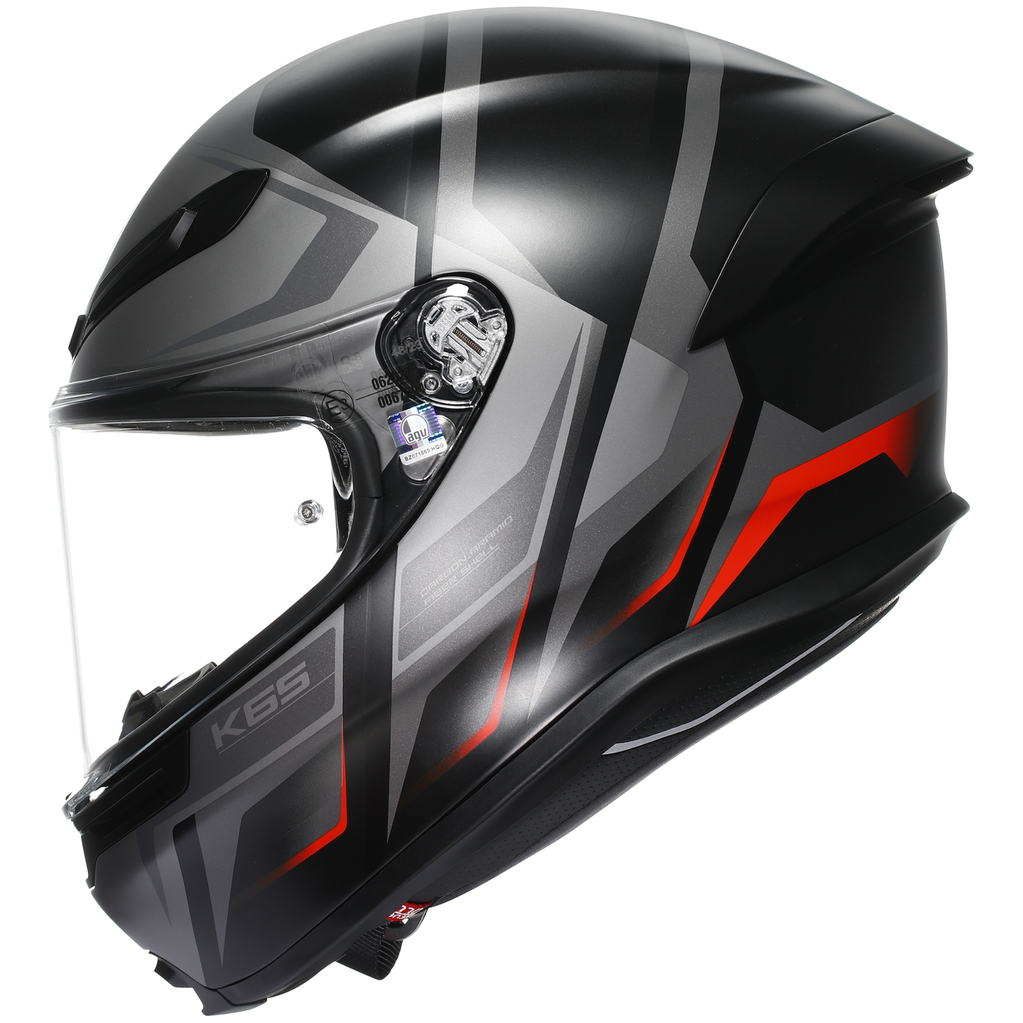 AGV K6-S Karve - Black / Grey / Red