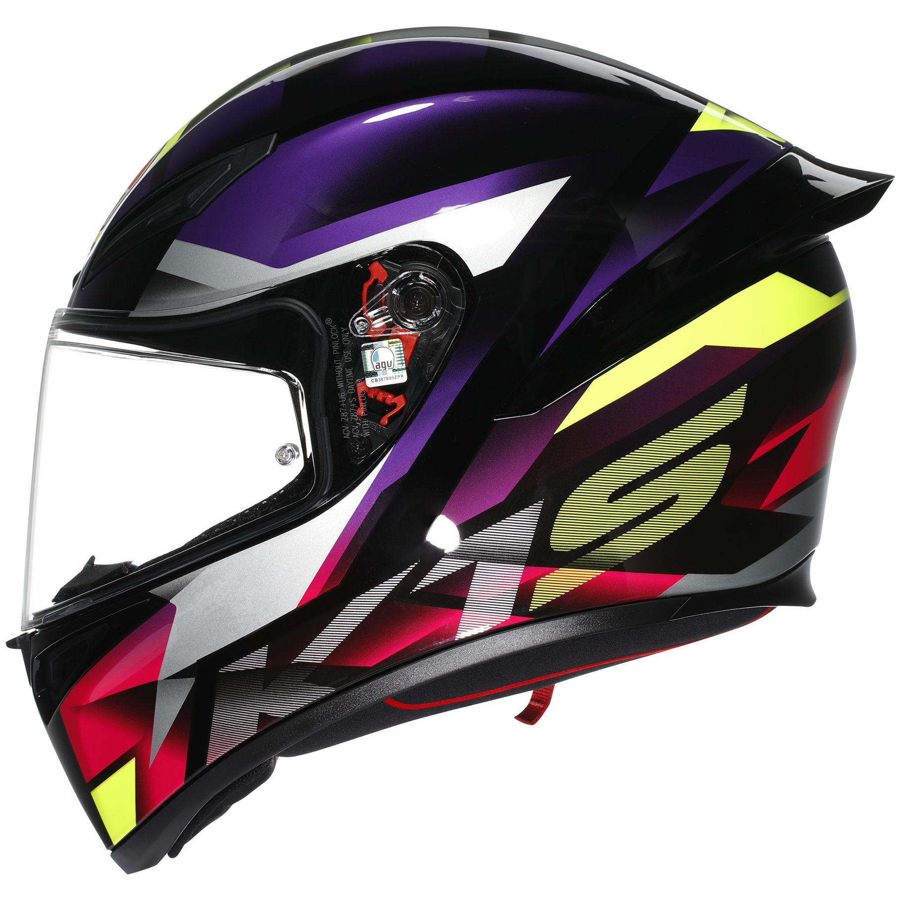 AGV K1-S Fastlap - Black / Purple / Pink