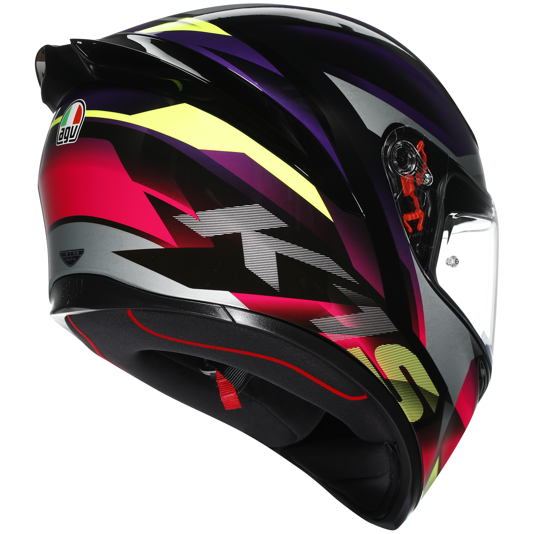 AGV K1-S Fastlap - Black / Purple / Pink