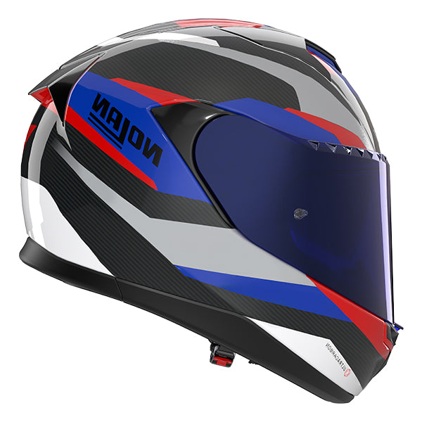 Nolan X-904 Ultra Carbon Calibro 347 - Carbonio / Anthracite / Blu / Rosso