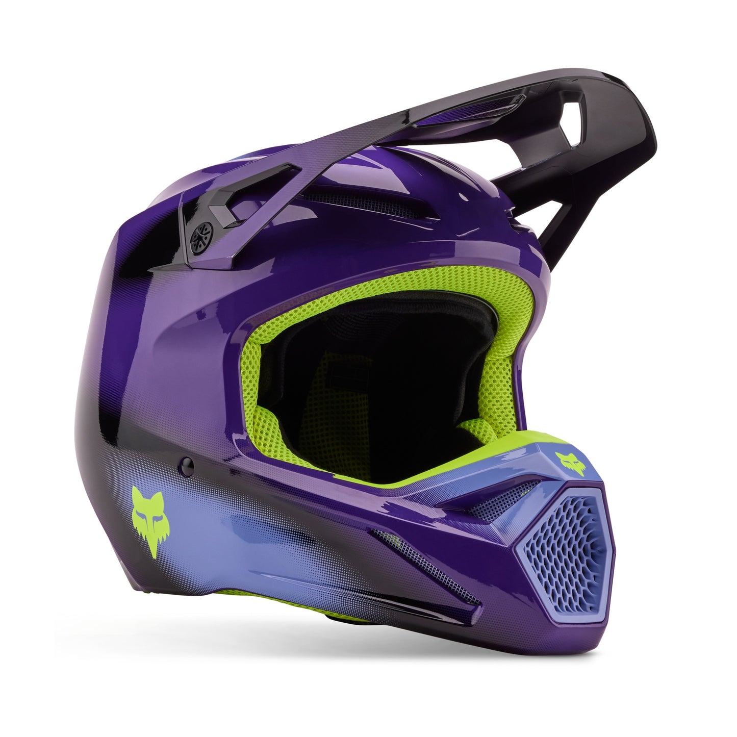 Fox V1 Interfere Helmet - Black / Blue