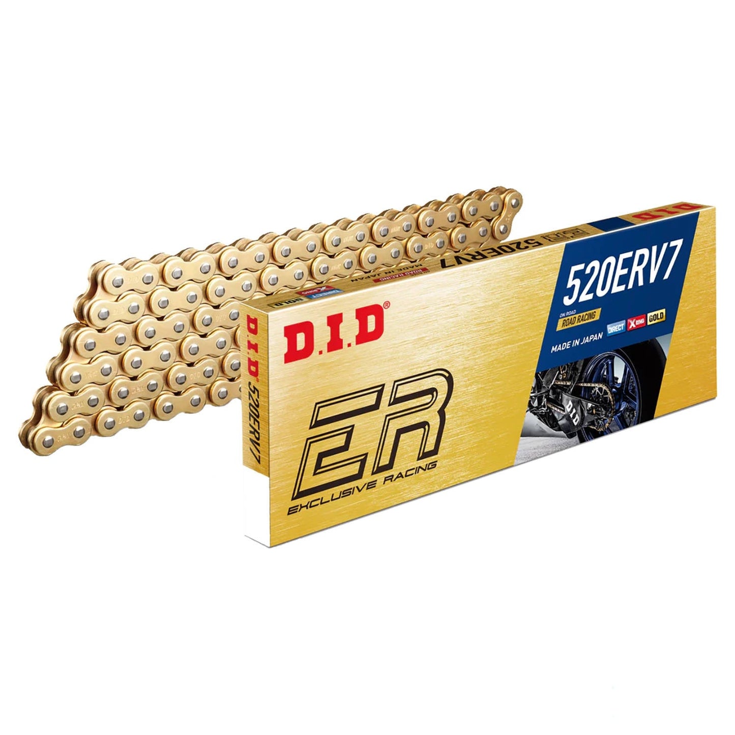DID Chain 520 ERV Racing (ZJ) - Gold / Gold