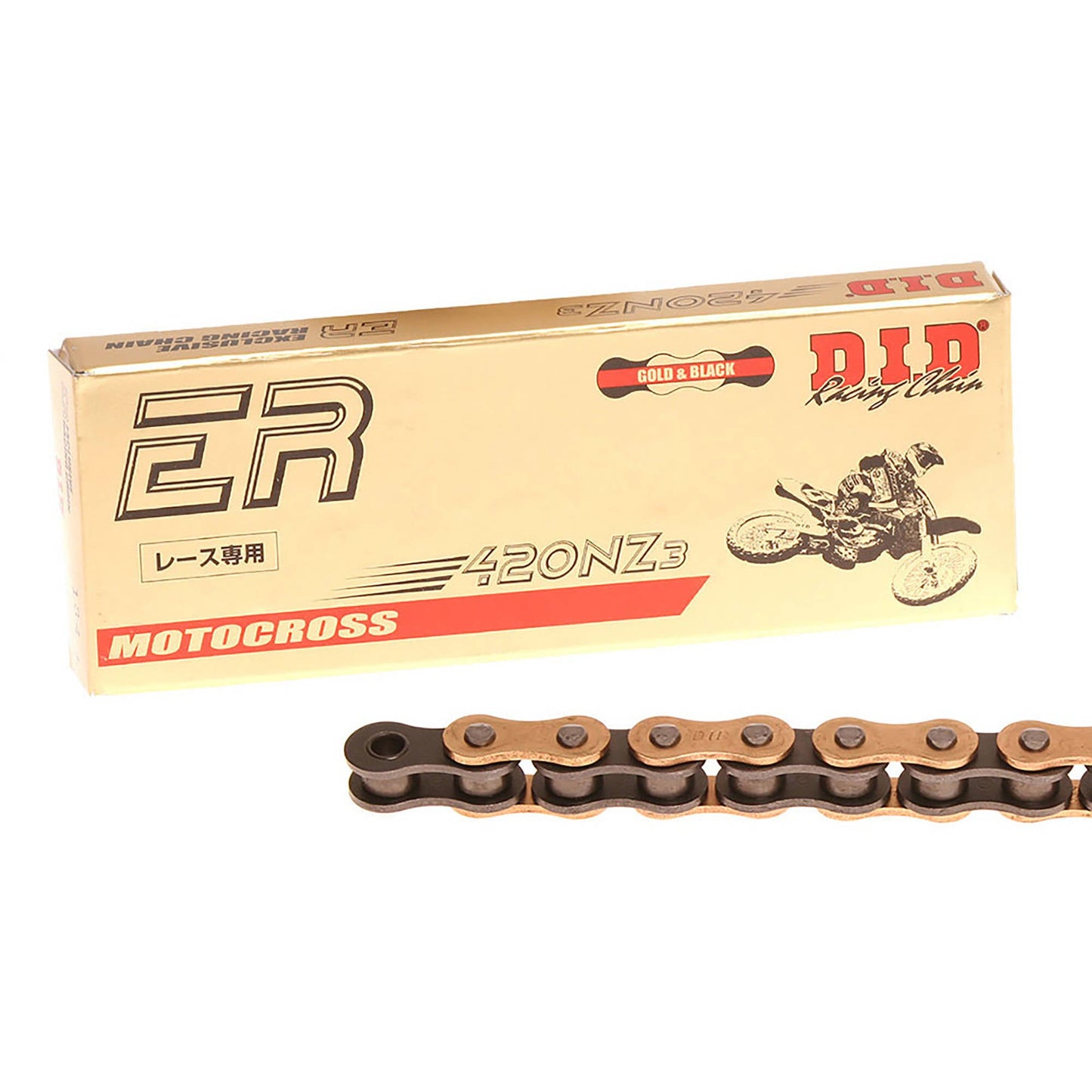 DID Chain 420 NZ Racing (RJ) - Gold / Black