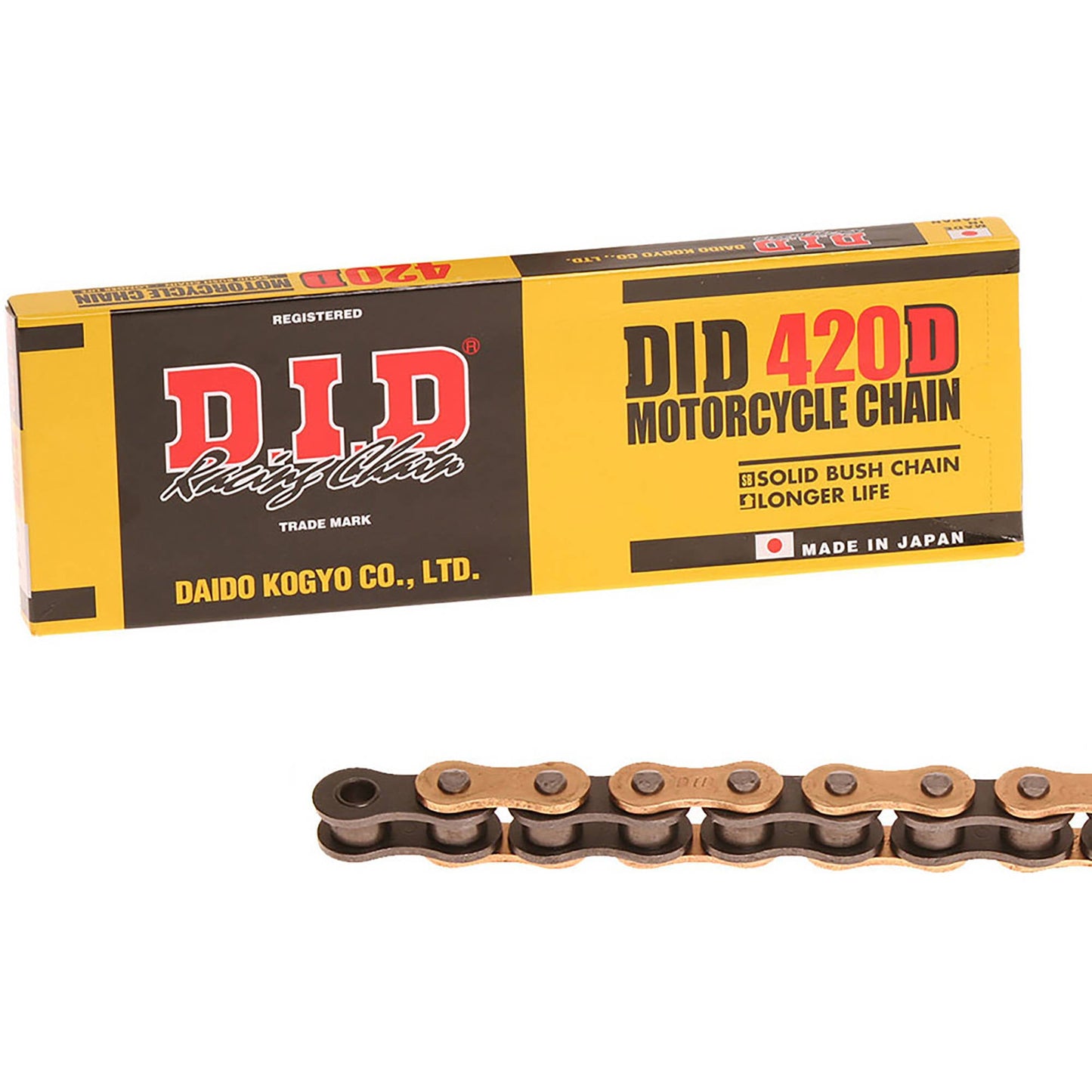 DID Chain 420 Heavy Duty (RJ) - Gold / Black