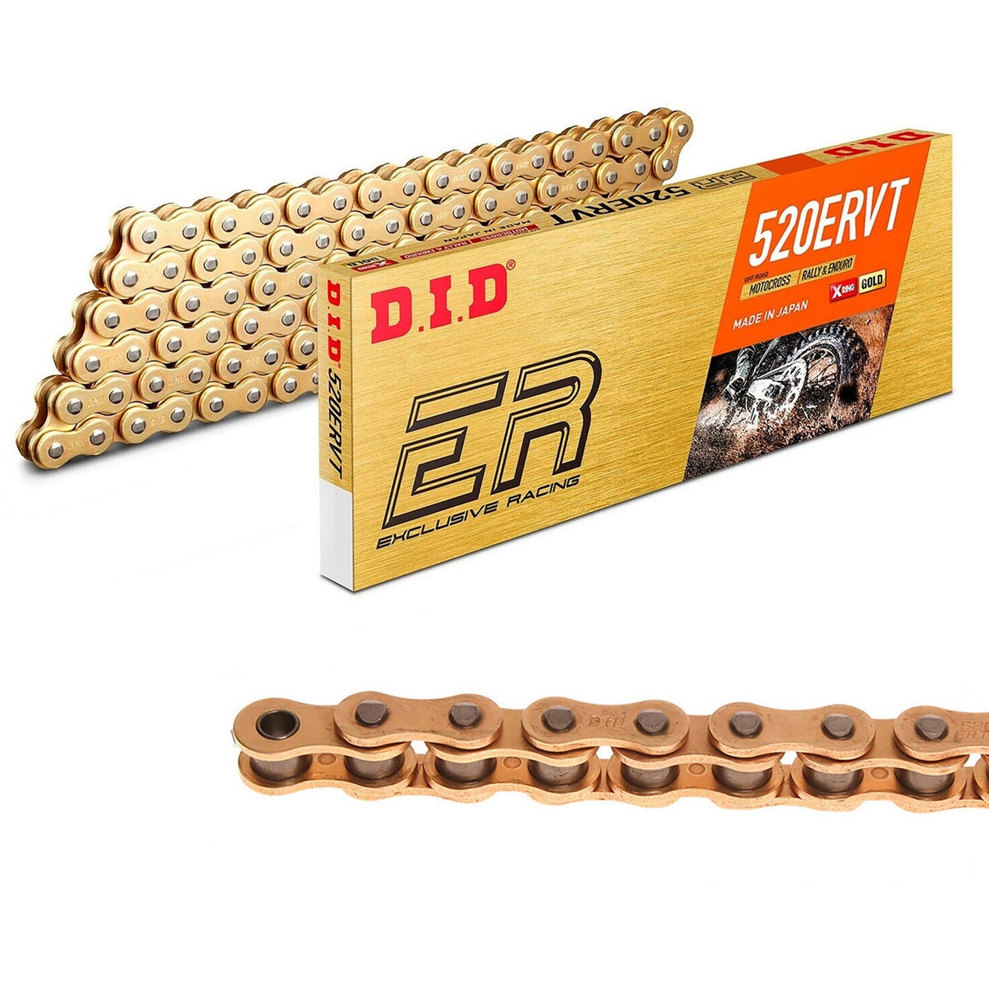 DID Chain 520 ERVT Racing - Gold / Gold