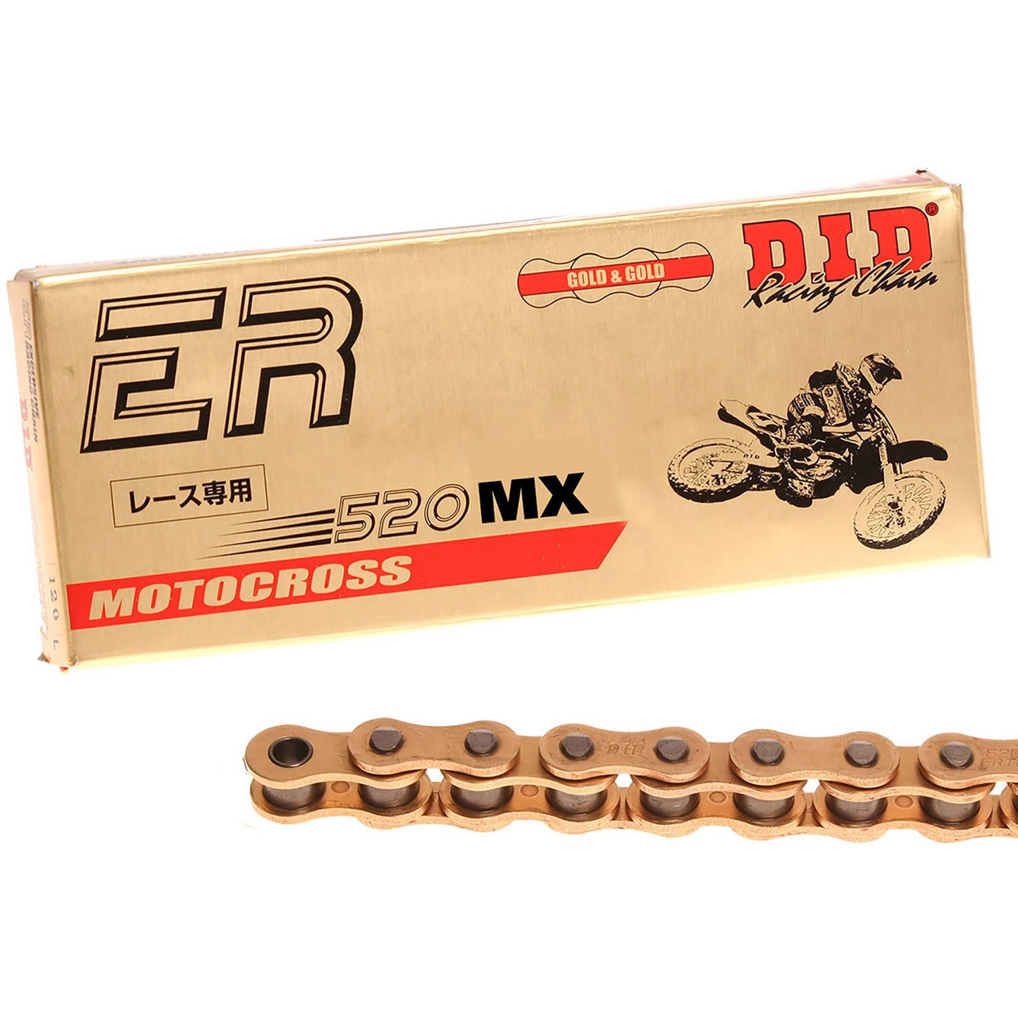 DID Chain 520 MX Racing - Gold / Black