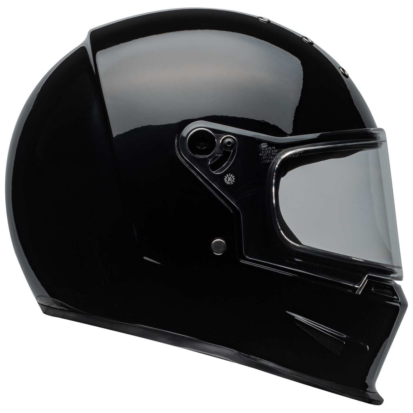 Bell Eliminator Retro Full Face Helmet - Solid Gloss Black