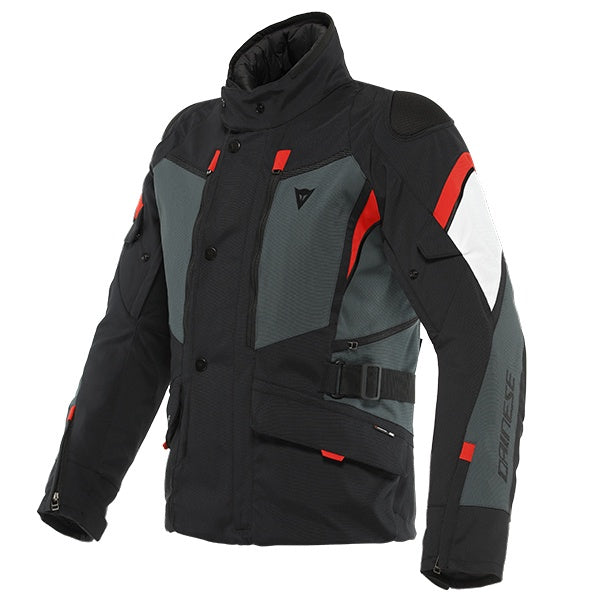 Dainese Carve Master 3 Gtx Jacket 06c (forward Order November Delivery) - Black/Ebony/Lava Red