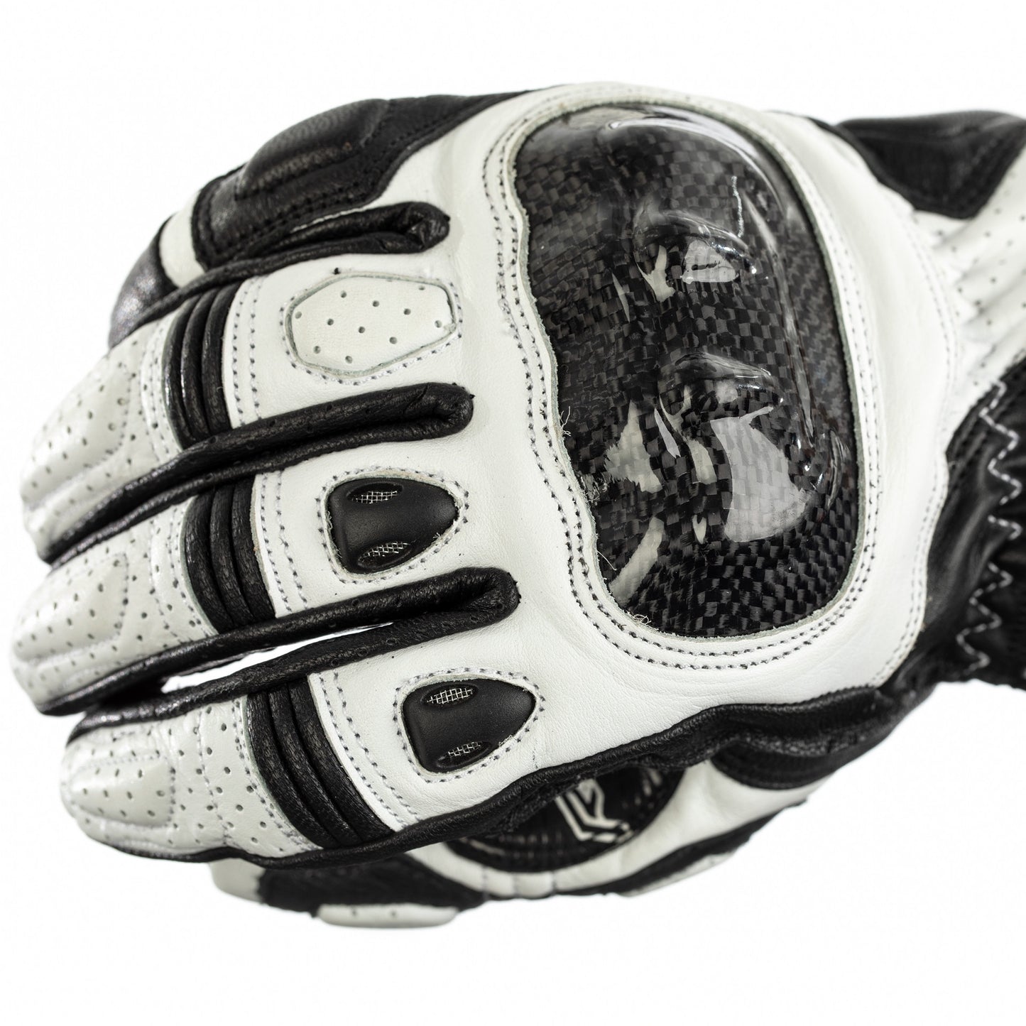 RST Stunt III CE Mens Gloves - Black / White