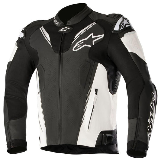 Alpinestars Atem v3 Leather Jacket - Black / White