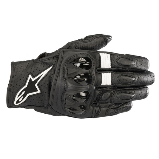 Alpinestars Celer V2 Short Leather Gloves - Black LARGE