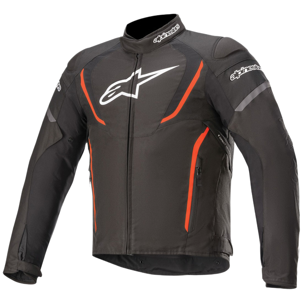 Alpinestars T-Jaws v3 Waterproof Jacket Black & Red Fluo