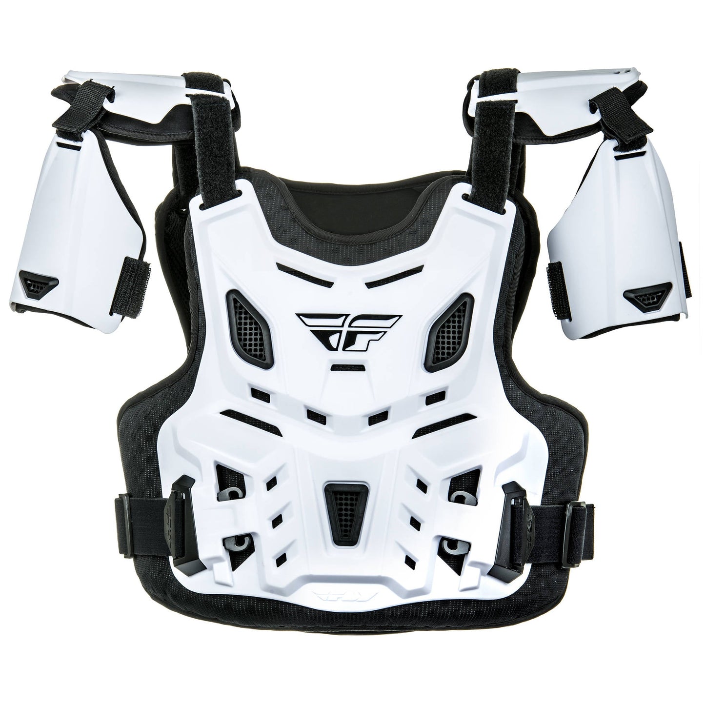 Fly Revel CE Chest Protector Youth White