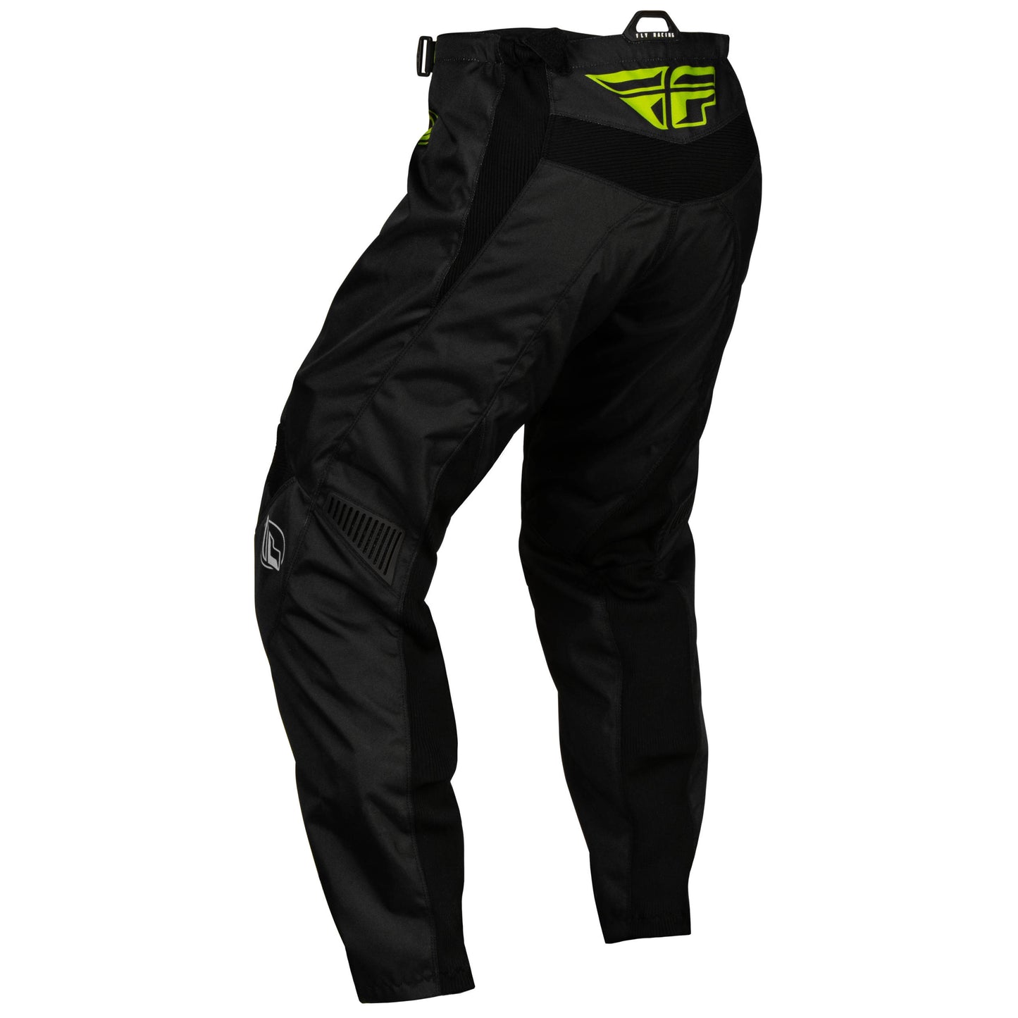 Fly F-16 2024 Youth Pants - Black / Neon Green / Light Grey