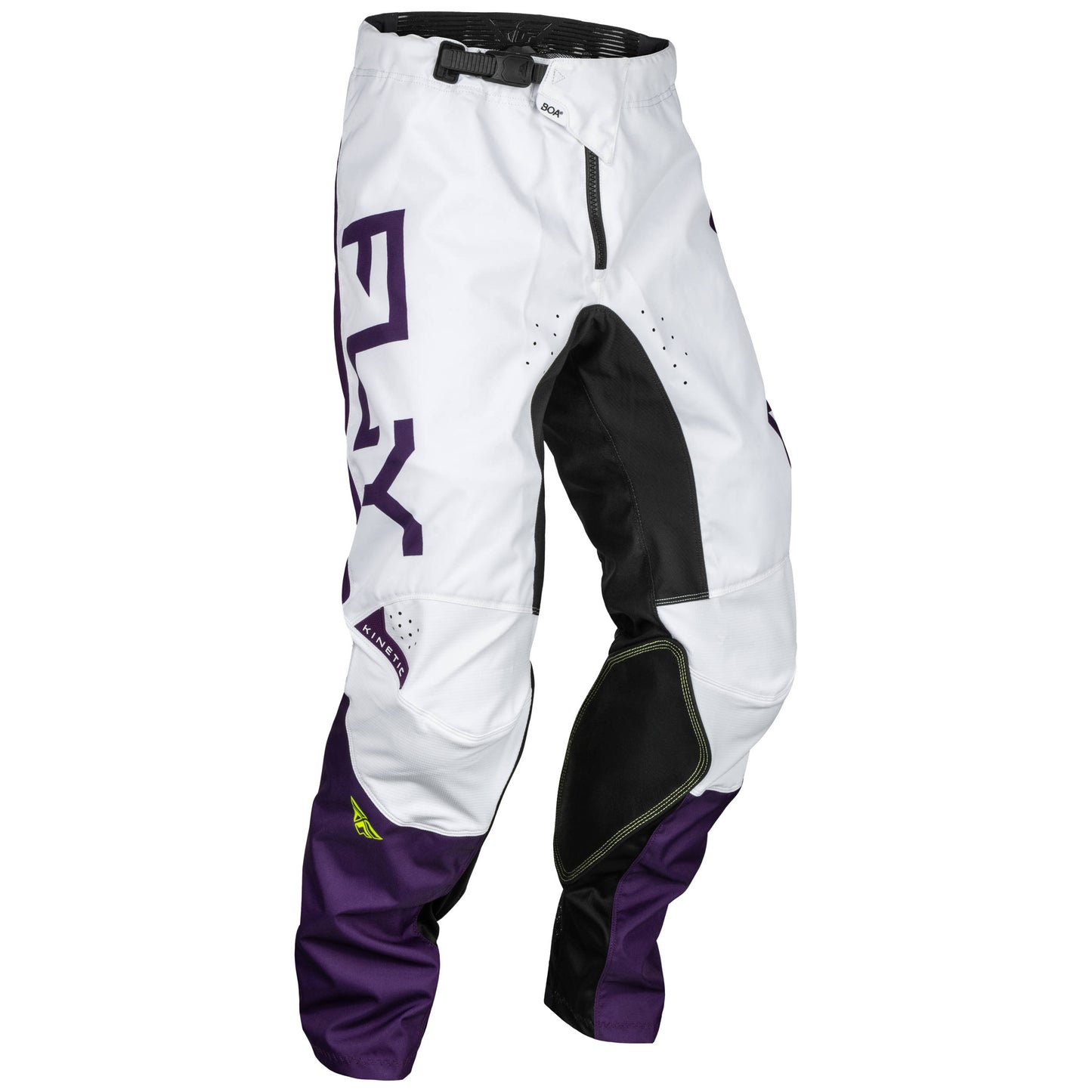 Fly Kinetic 2024 Reload Pants - Deep Purple / White / Hi-Viz