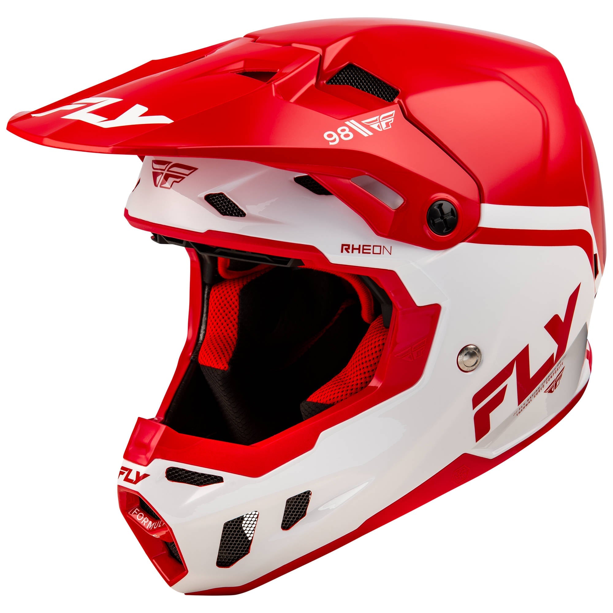 Fly Formula CC Objective Helmet - Red / White