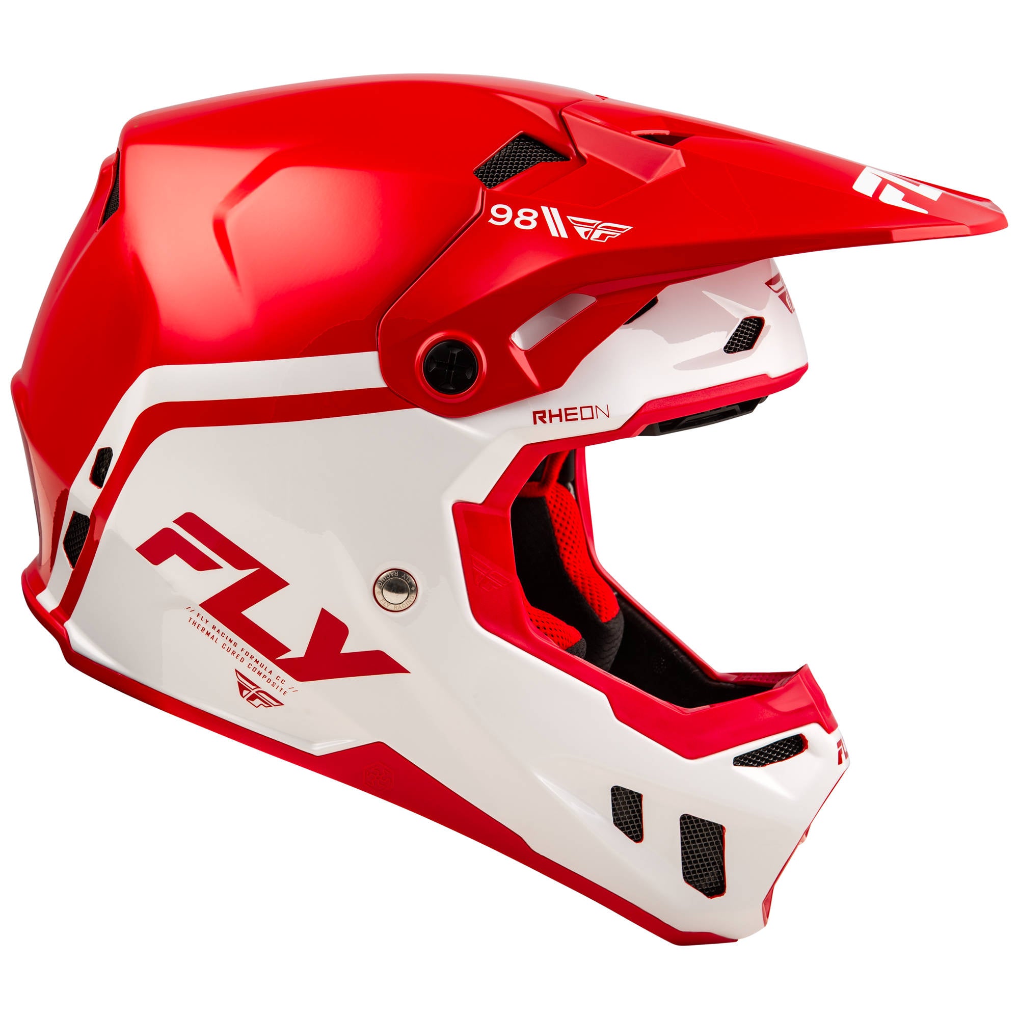 Fly Formula CC Objective Helmet - Red / White
