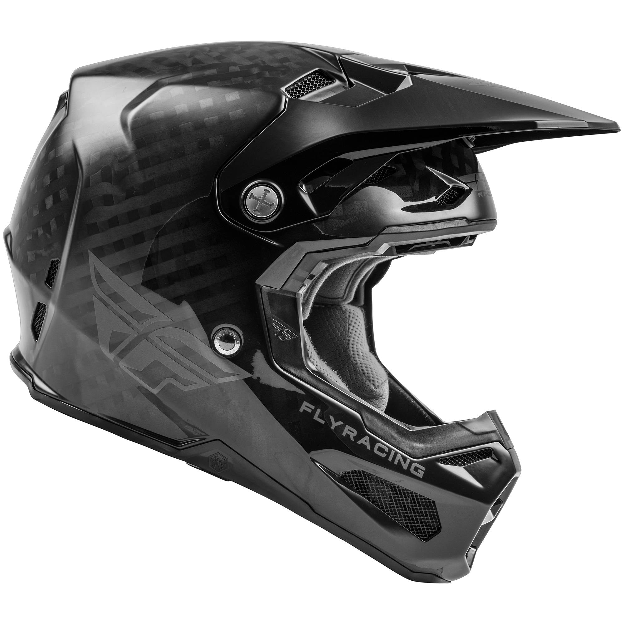 Fly Formula Solid Carbon Helmet - Black Carbon