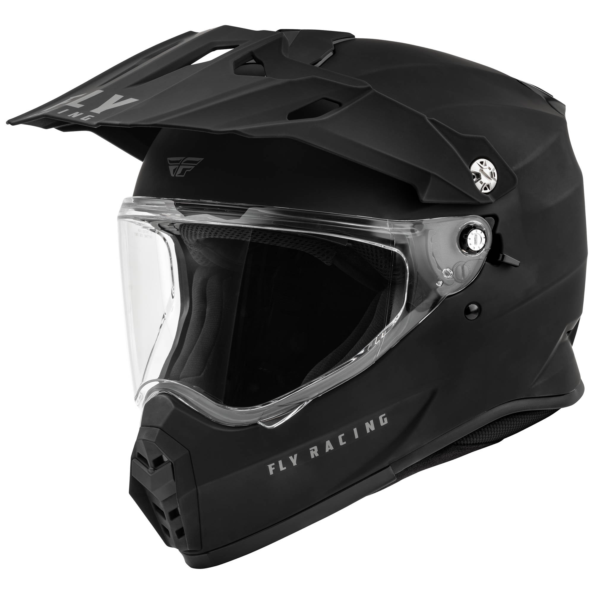 Fly Trekker Solid Helmet Matte Black Mega Motorcycle Store fly-trekker-solid-helmet-matte-black-mega-motorcycle-store