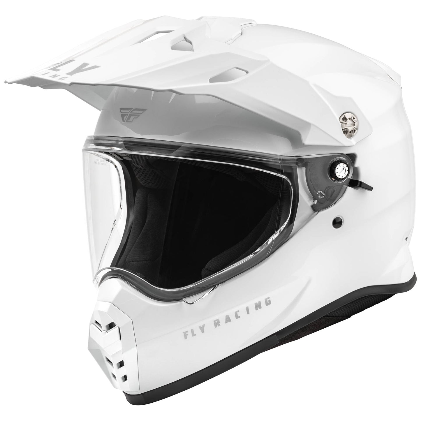 Fly Trekker Solid Helmet - White