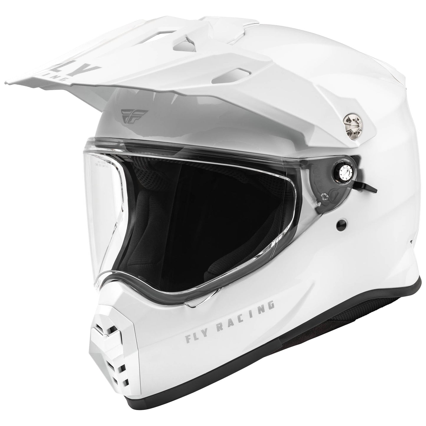 Fly Trekker Solid Helmet - White