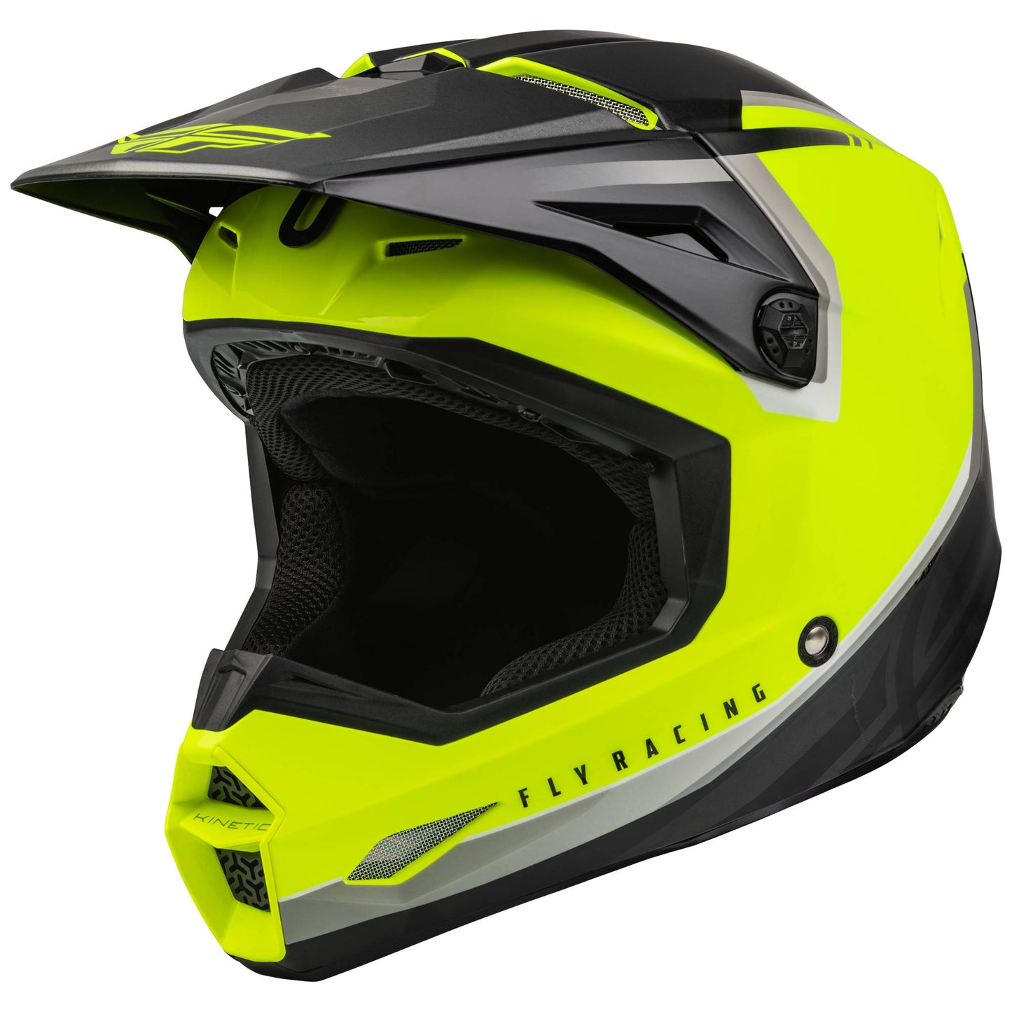 Fly Kinetic Vision Helmet - Hi-Vis / Black