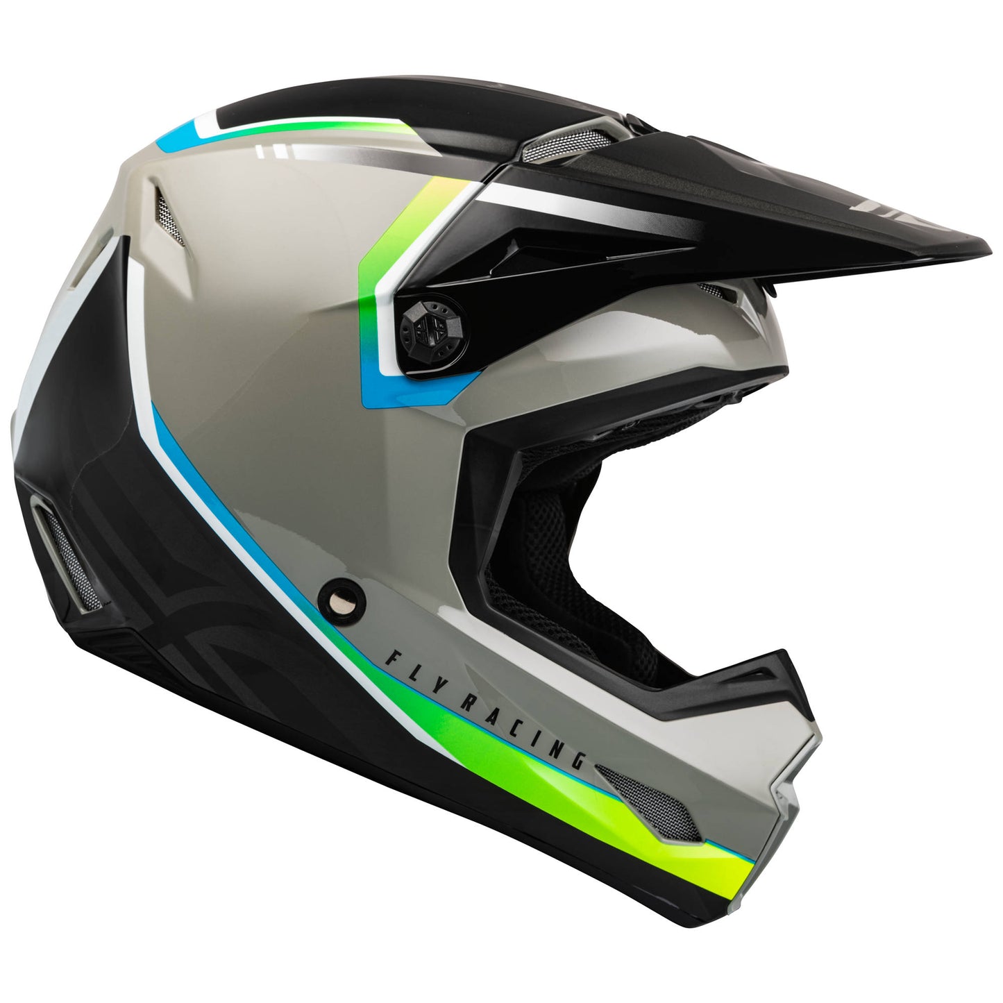 Fly Kinetic Vision Helmet - Grey / Black