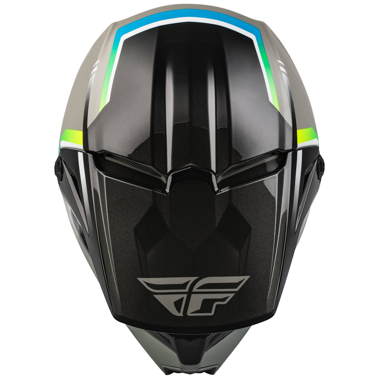 Fly Kinetic Vision Helmet - Grey / Black