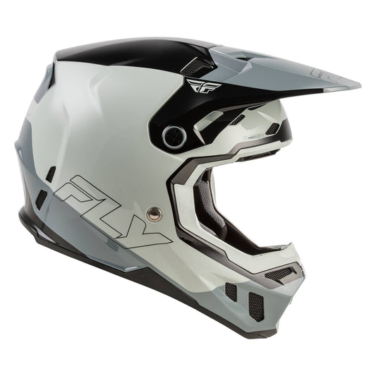 Fly Formula CC Glide Helmet - Grey / Light Grey / Black