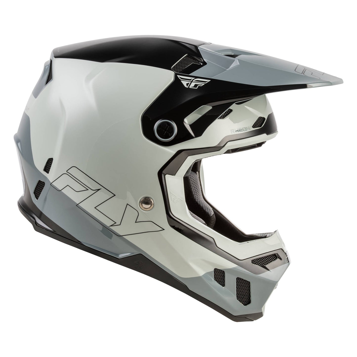 Fly Formula CC Glide Helmet - Grey / Light Grey / Black