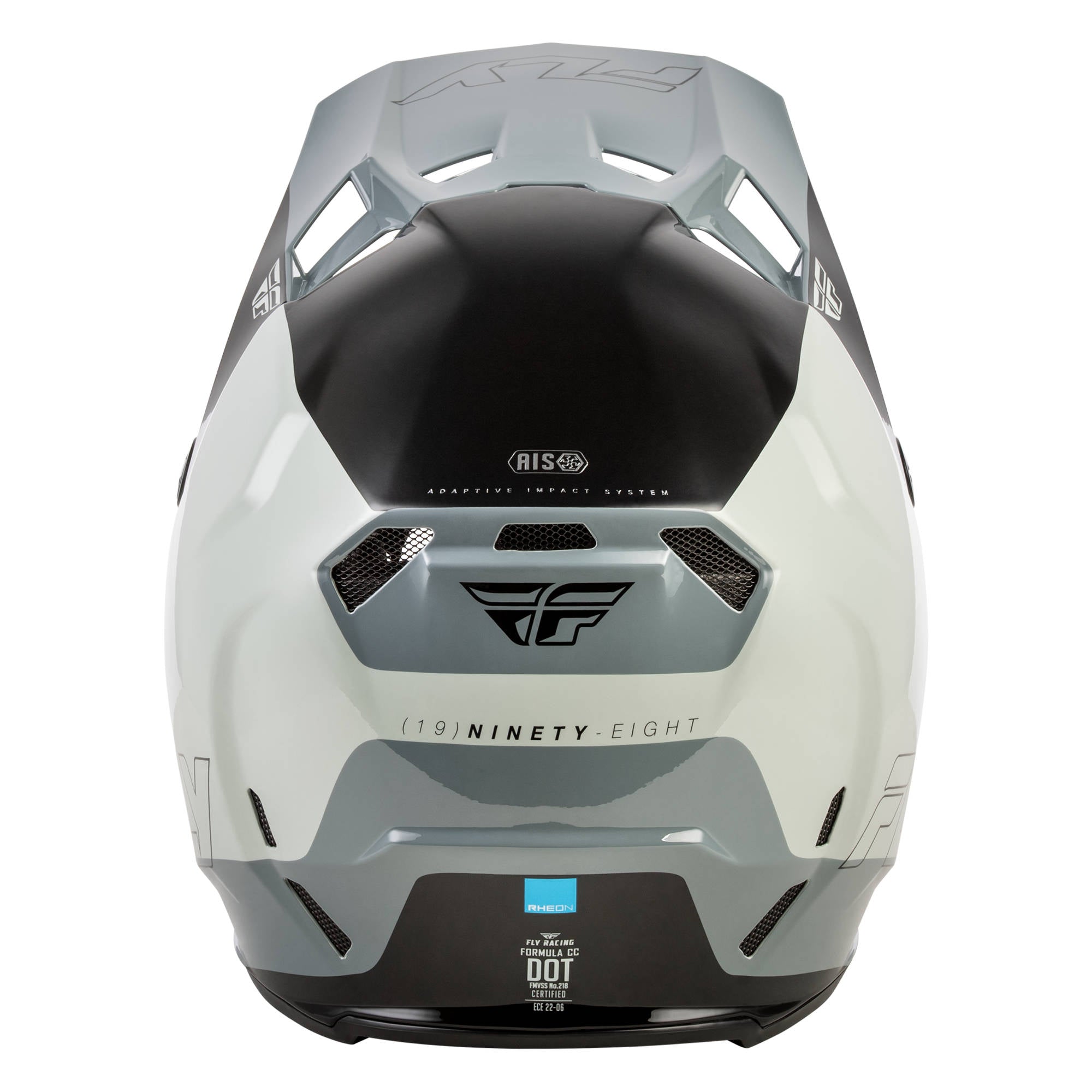 Fly Formula CC Glide Helmet - Grey / Light Grey / Black