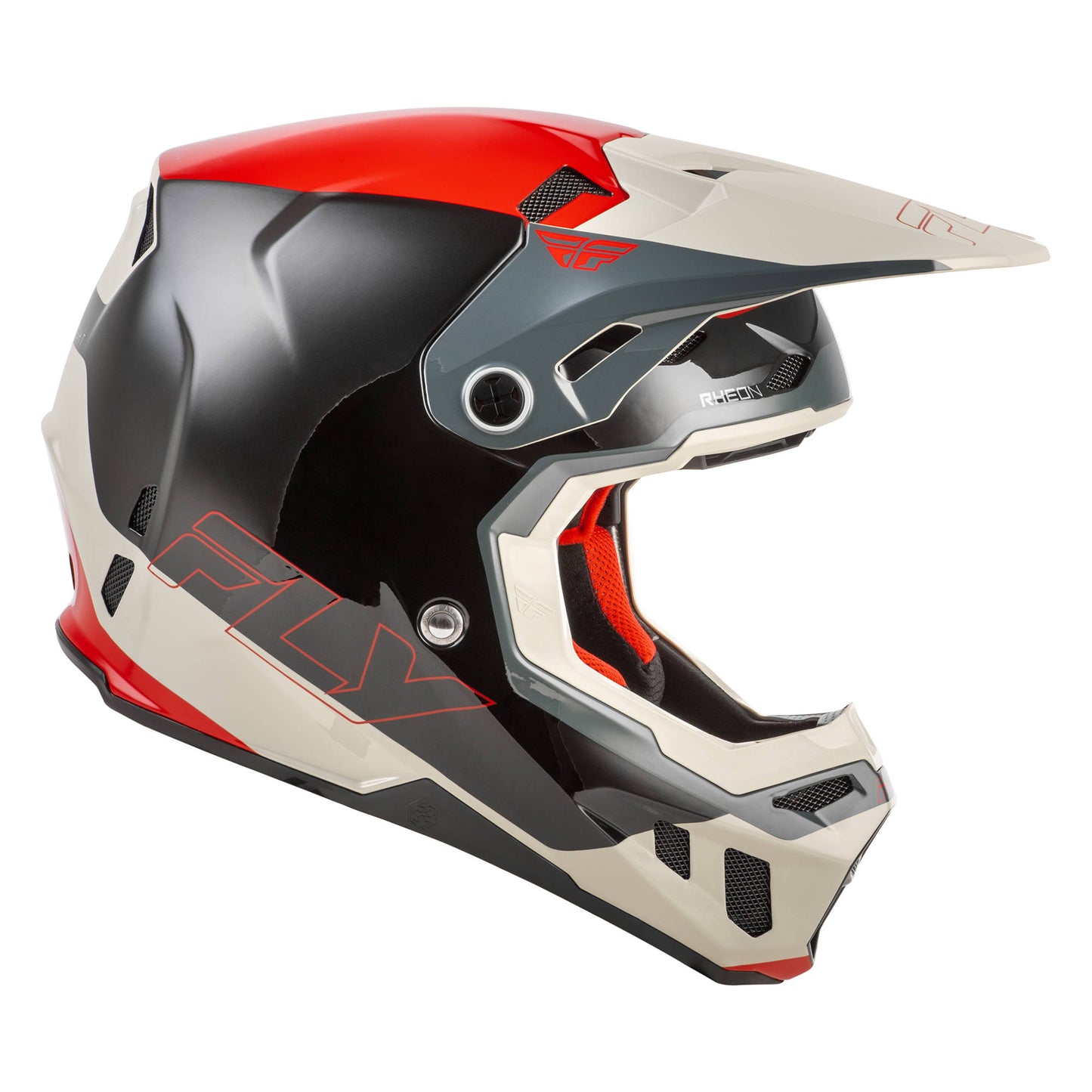 Fly Formula CC Glide Helmet - Black / Red / Grey