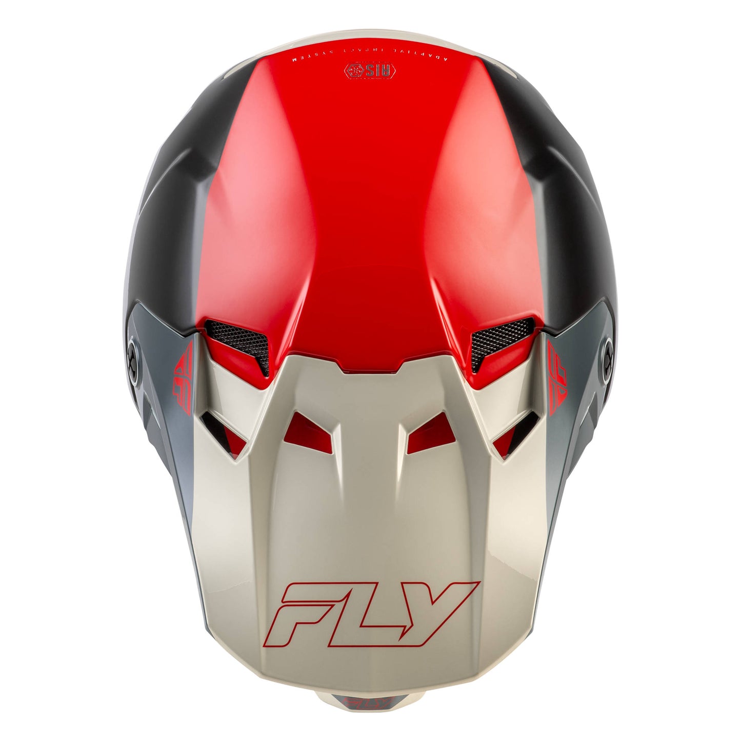 Fly Formula CC Glide Helmet - Black / Red / Grey