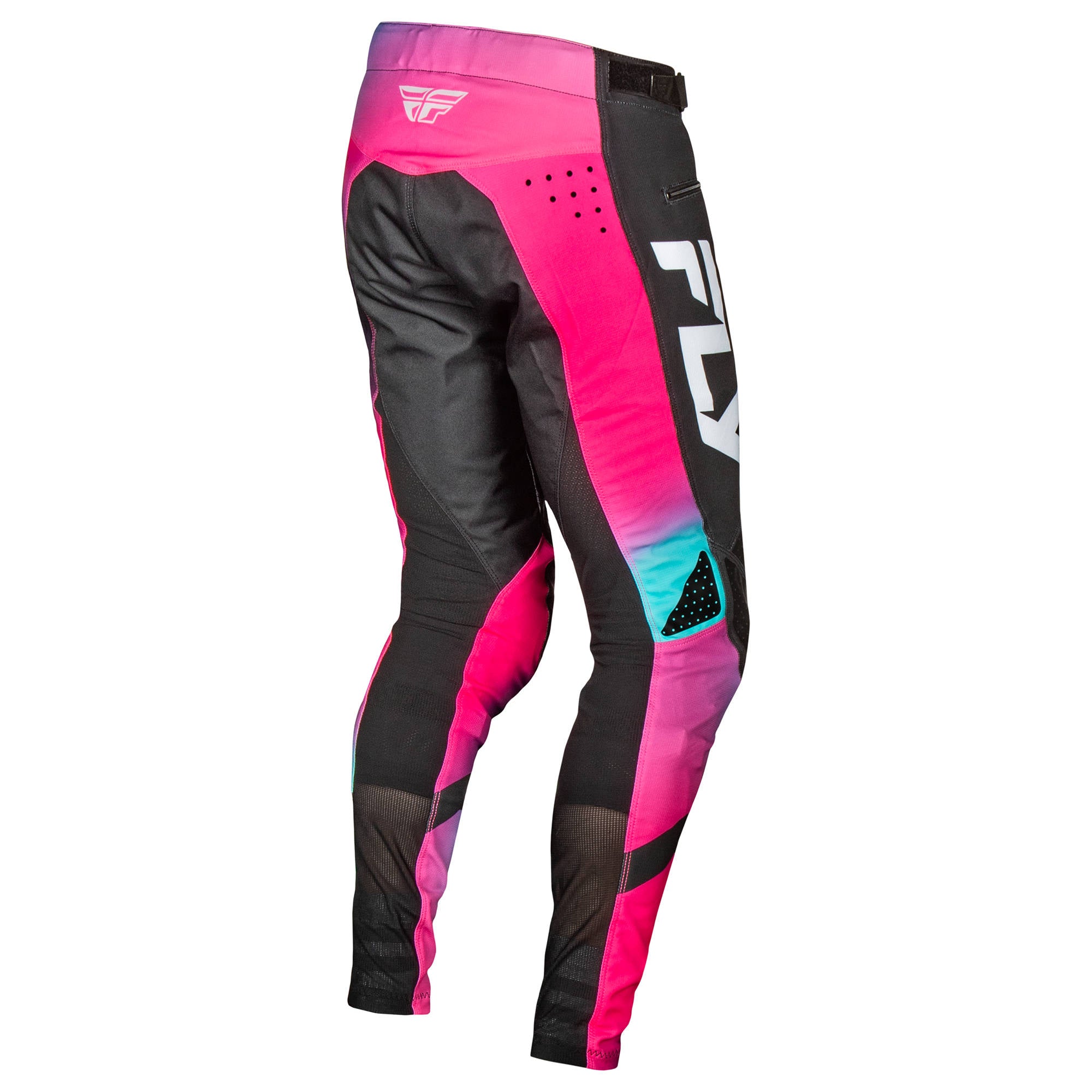 Fly Rayce Pants - Fuschia / Black / Teal