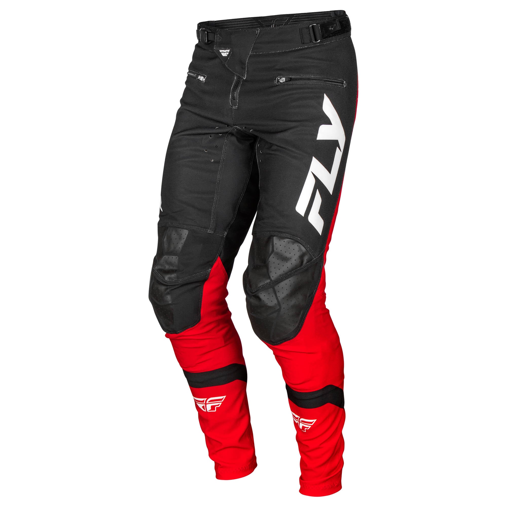 Fly Rayce Youth Pants - Red / Black / White