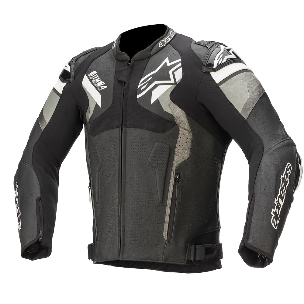 Atem v4 Leather Jkt Blk/Gry/Wht