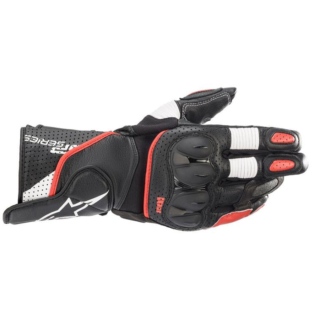 Alpinestars SP-2 V3 Gloves - Black / White / Bright Red