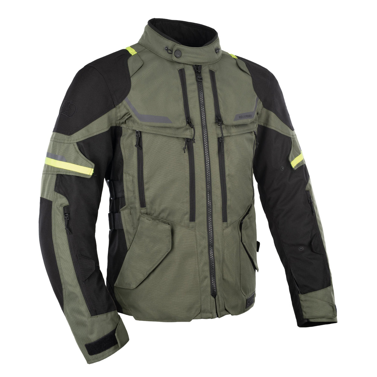 Oxford Oxford Rockland Mens Jacket - Khaki / Black / Fluo