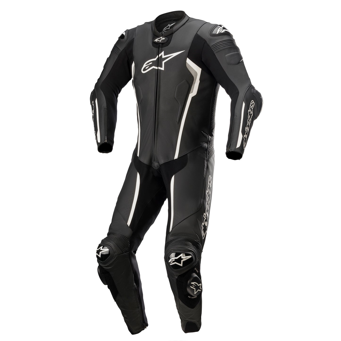 Alpinestars Missile V2 Leather 1 Piece Suit - Black / White