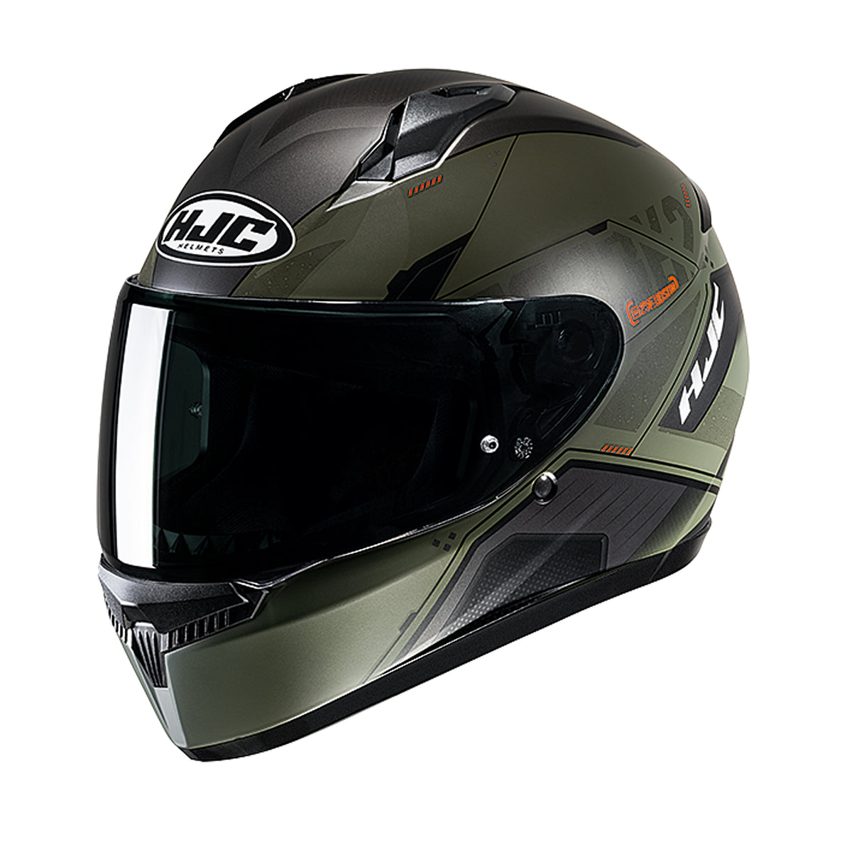 HJC C10 Inka MC7SF Orange - Orange